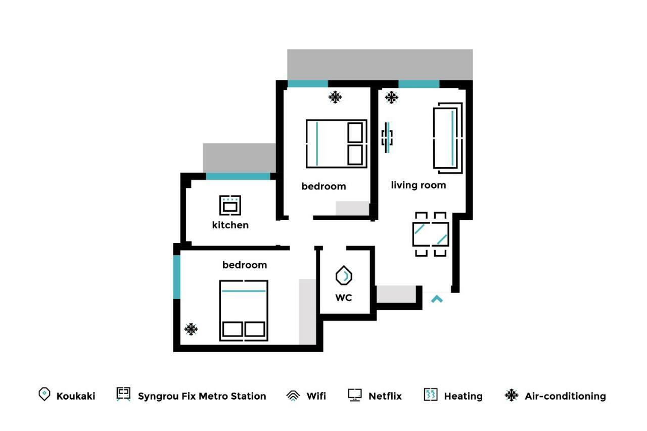 Urban 2bd In Koukaki By Upstreet Ateny